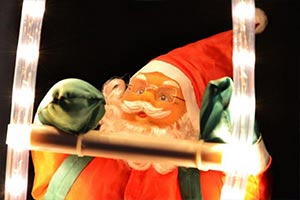 Svítící Santa