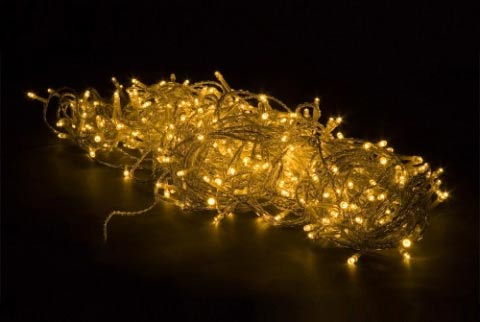 Vánoční LED osvětlení 20 m - teple bílé, 200 diod