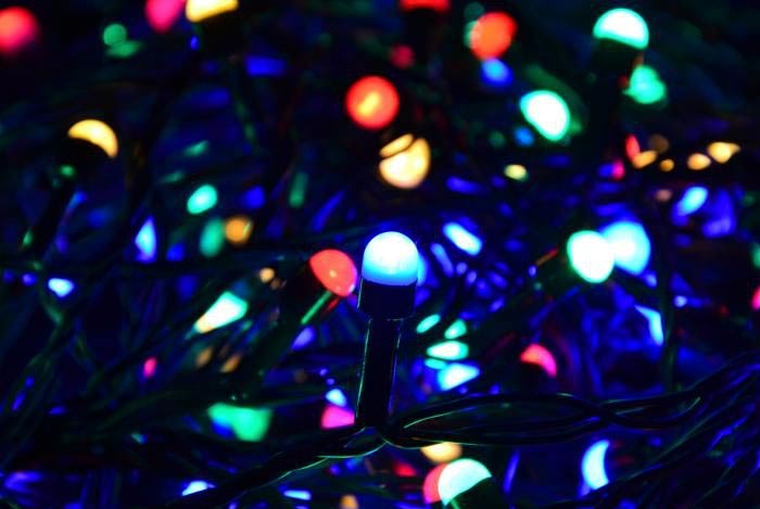Barevné vánoční osvětlení řetěz 20m - 200 MAXI LED diod