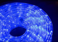 LED světelný kabel 20 m - modrý, 480 diod