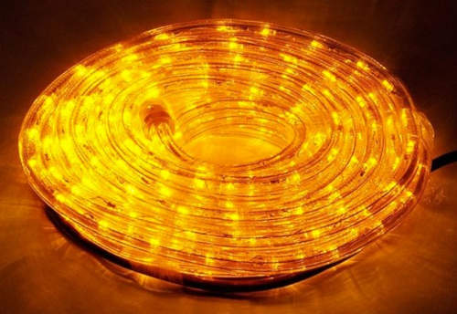 LED světelný kabel 20 m - žlutý, 480 diod