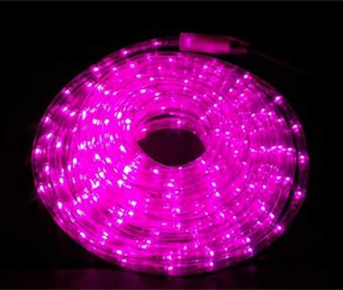 Růžové LED osvětlení
