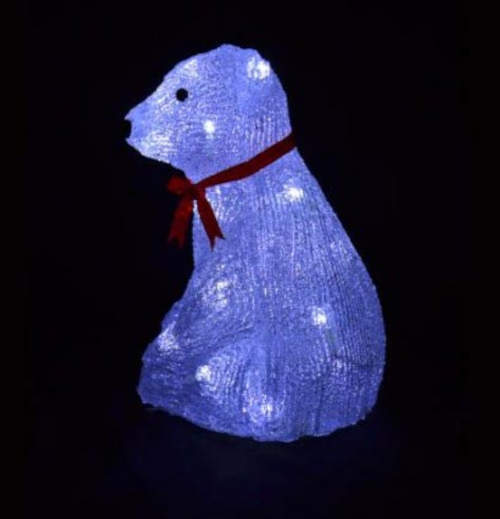 Vánoční dekorativní osvětlení figurka medvěda