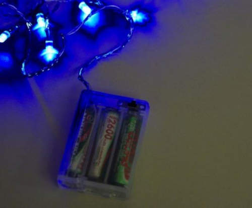 Vánoční osvětlení na baterky