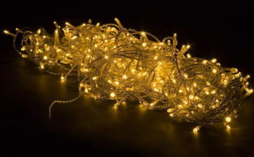 Vánoční LED osvětlení 60 m - teple bílá 600 LED