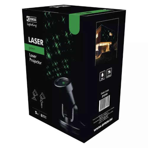 laserový projektor pro venkovní i vnitřní použití