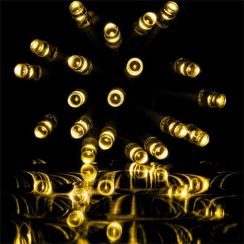 Teple žluté vánoční LED osvětlení