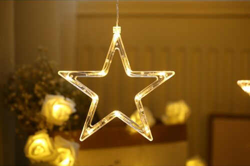 vánoční osvětlení do interiéru - hvězdy