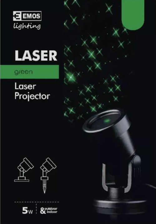 venkovní laserový projektor - hvězdy